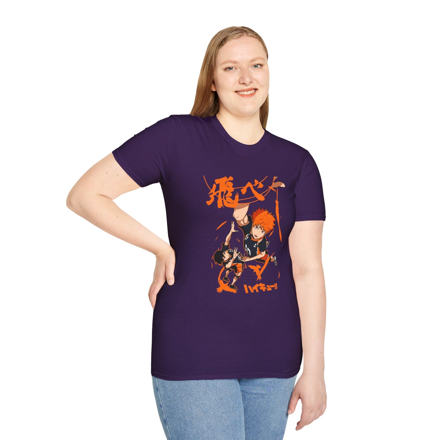 Anime Spiking Volleyball T-Shirt