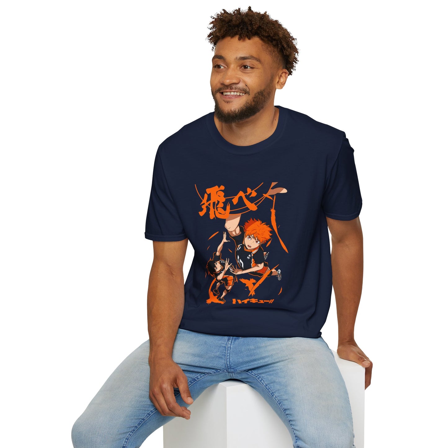 Anime Spiking Volleyball T-Shirt