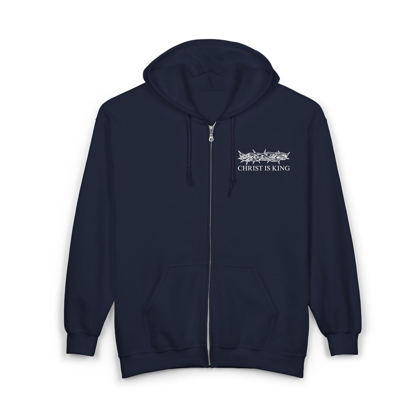 Faithful Style Full Zip Hoodie - Christ is King design