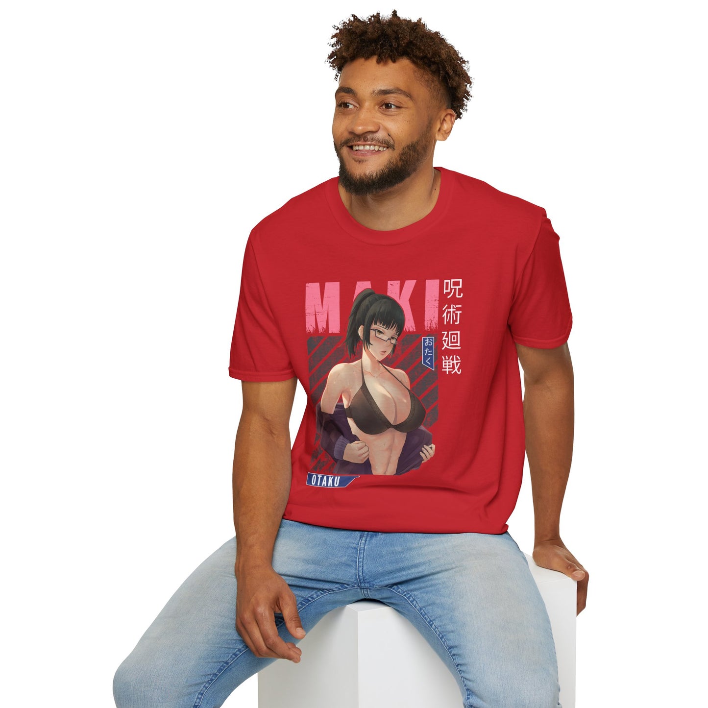 Maki Zennin Jujitsu Softstyle T-Shirt - Anime Character Tee
