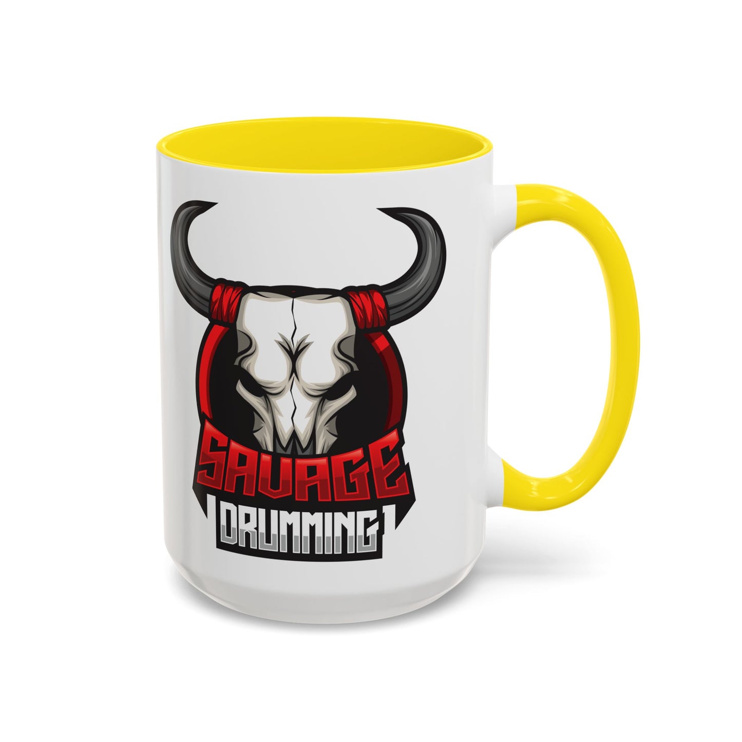 Savage Drumming Accent Coffee Mug | 11 & 15oz |