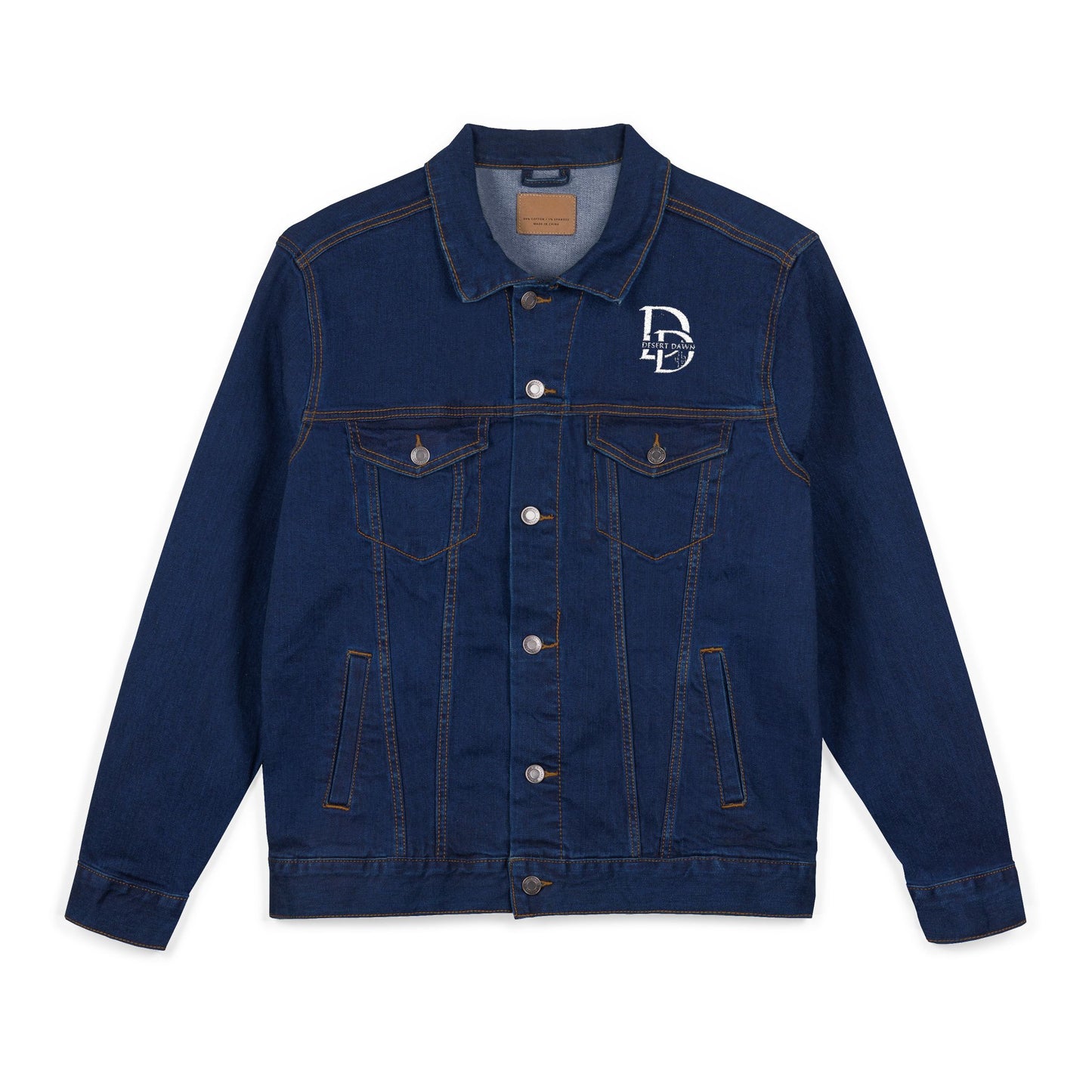 Embroidered Desert Dawn Denim Jacket