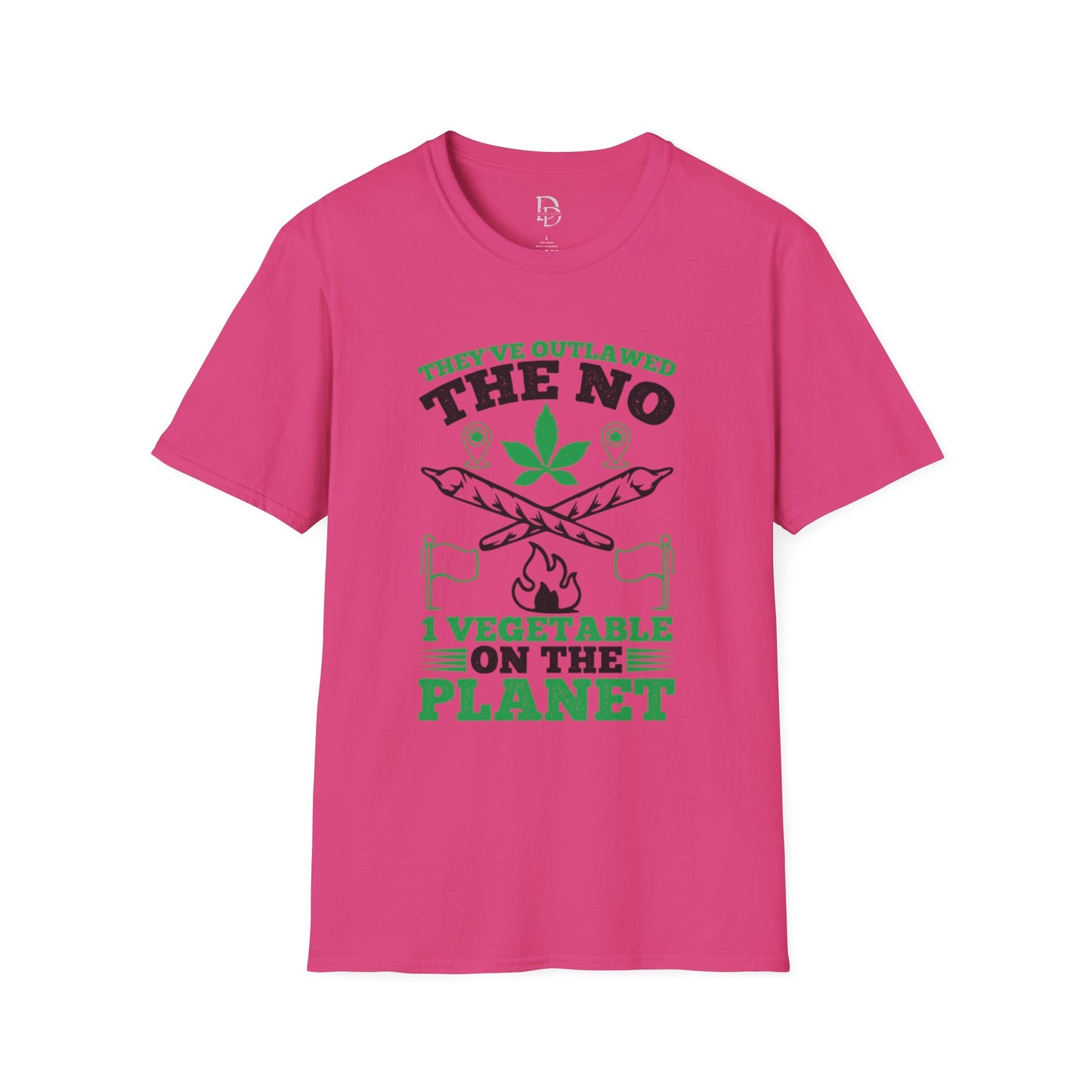 Funny Outlawed Weed Unisex T-Shirt