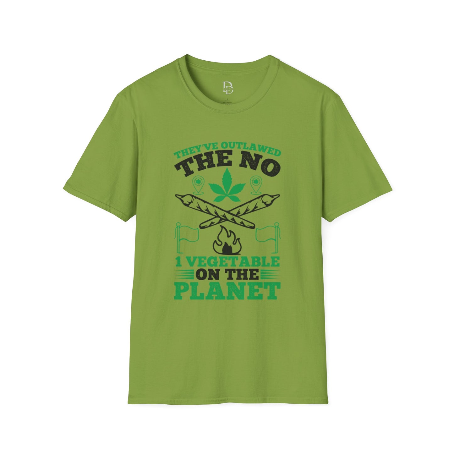 Funny Outlawed Weed Unisex T-Shirt