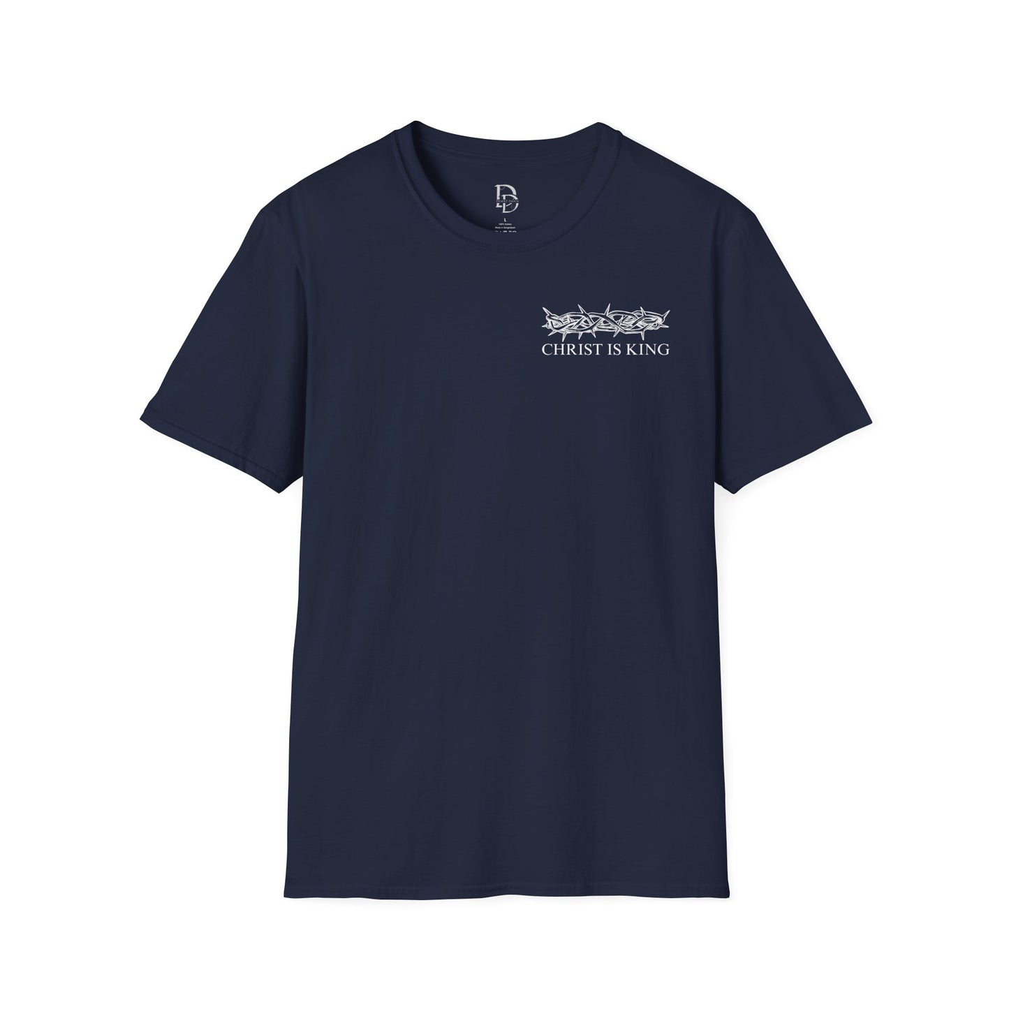 Faith-Inspired Unisex T-Shirt - Christ & King W/Thorn Crown Tee