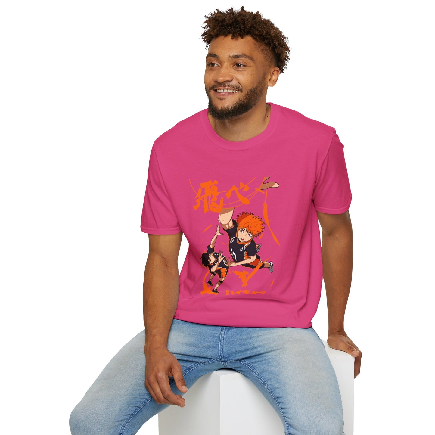 Anime Spiking Volleyball T-Shirt