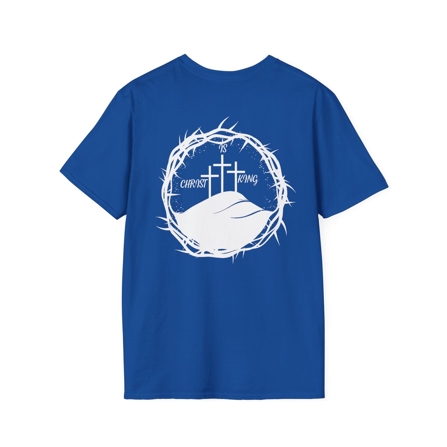 Faith-Inspired Unisex T-Shirt - Christ & King W/Thorn Crown Tee