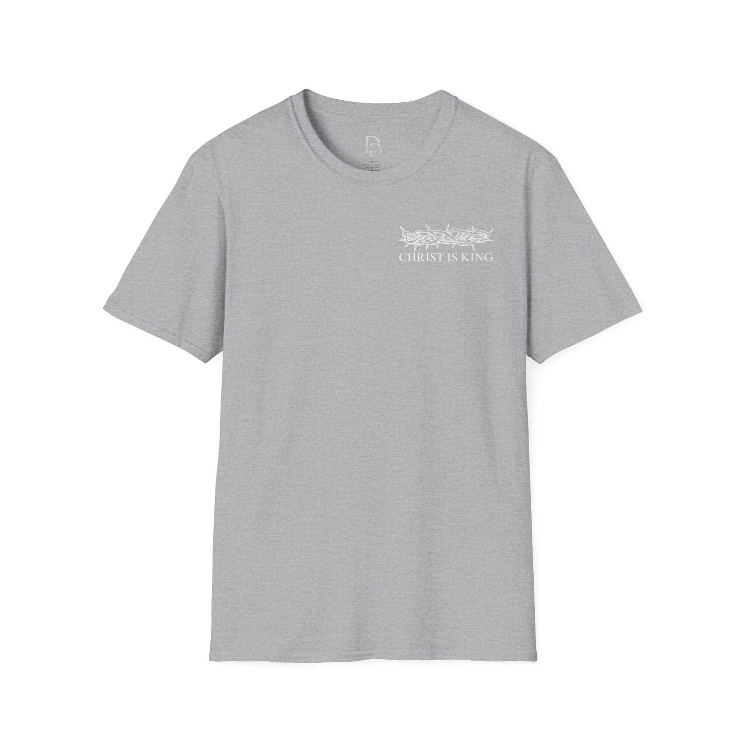 Faith-Inspired Unisex T-Shirt - Christ & King W/Thorn Crown Tee