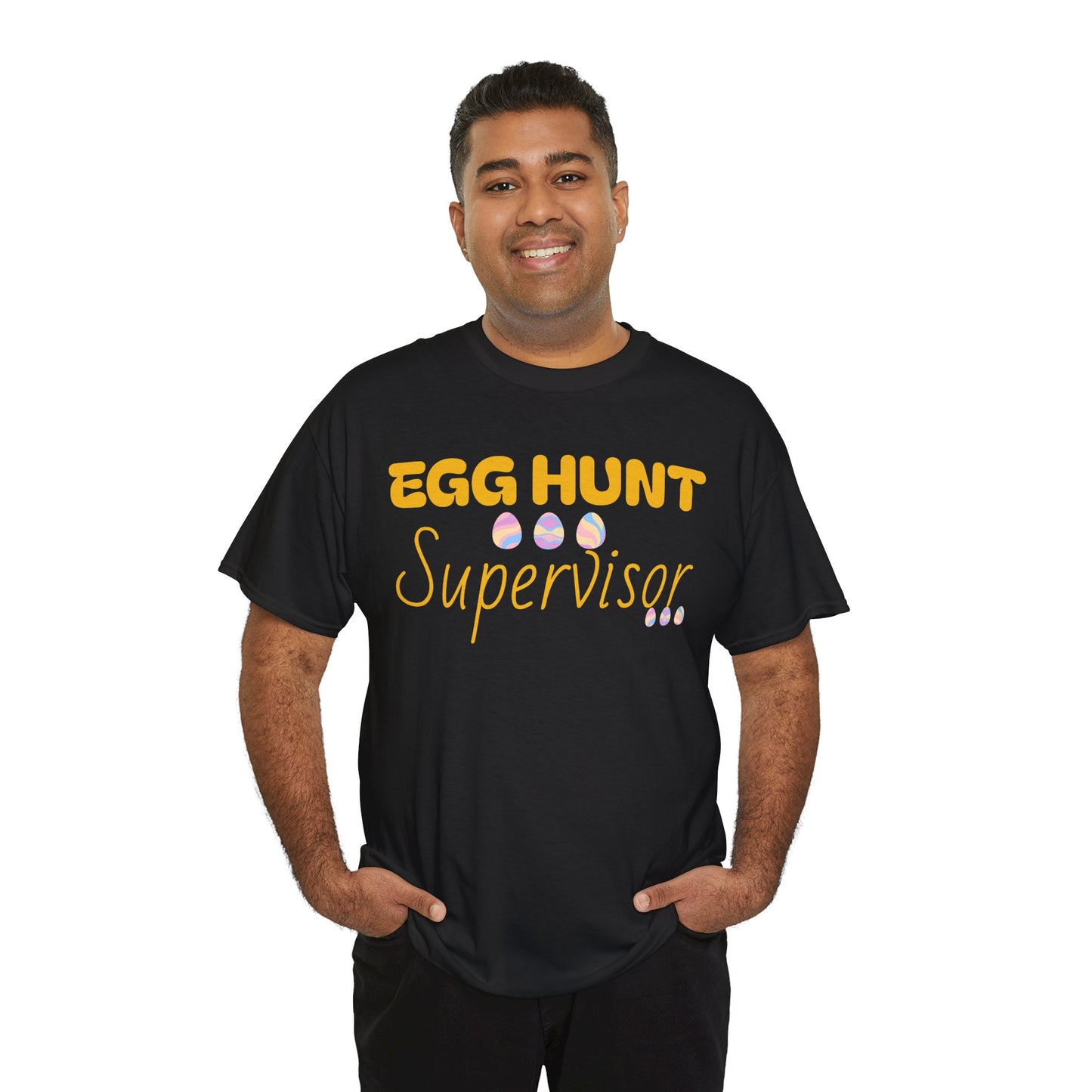 Egg Hunt Supervisor Tee - I'm so egg-cited design