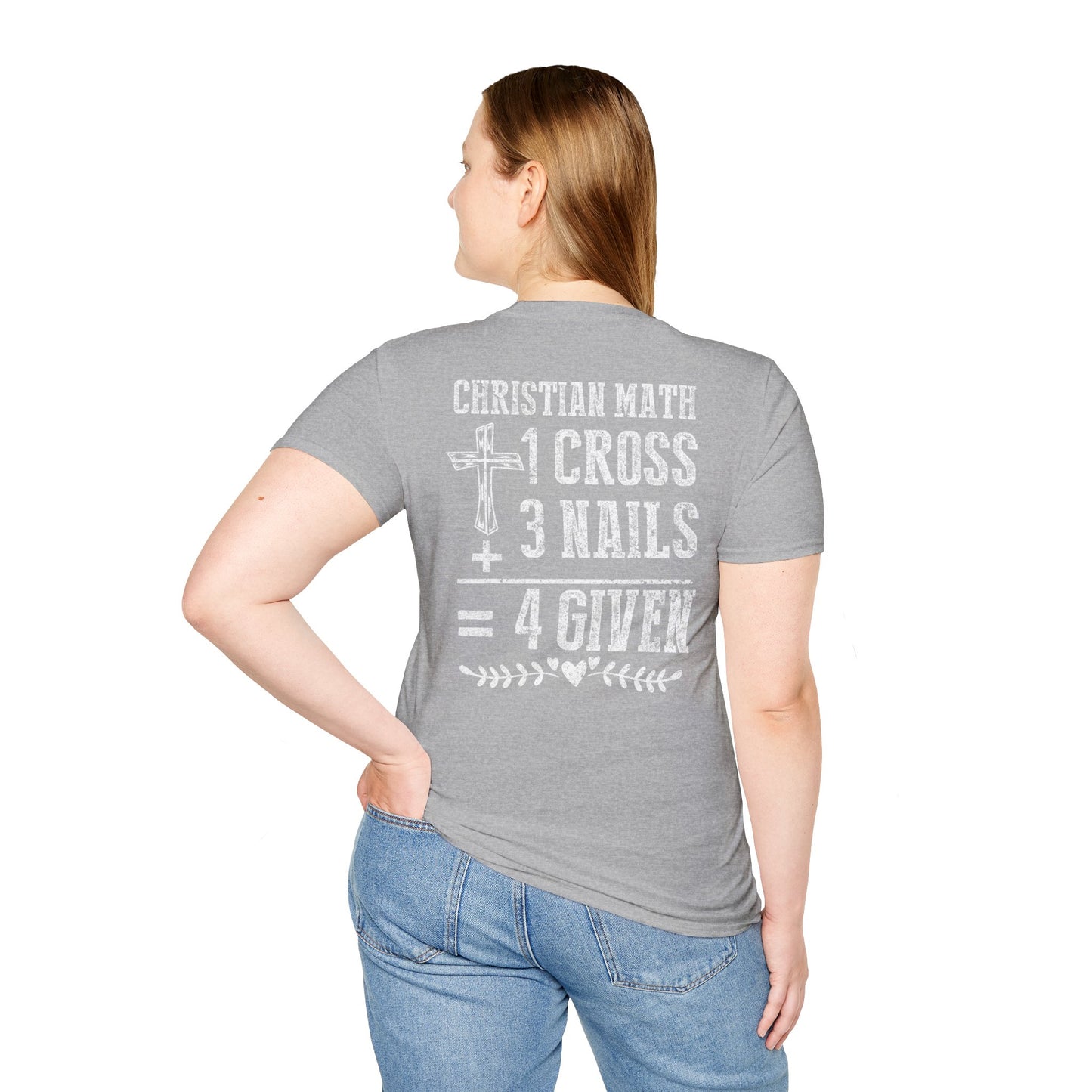 Christian Math Unisex T-Shirt - Faith Shirt, Religious Tee, Inspirational Gift