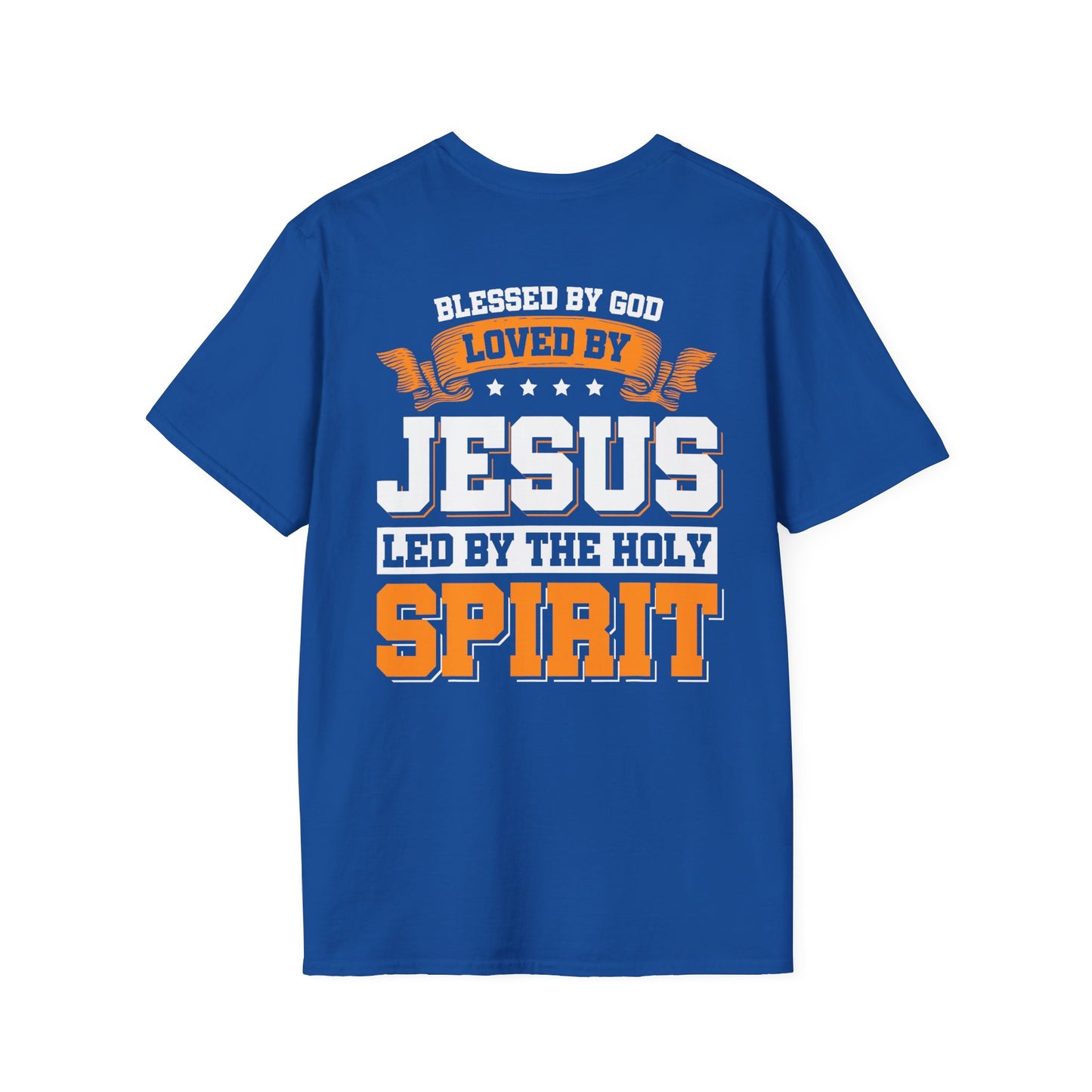 Christian T-Shirt Blessed loved and led