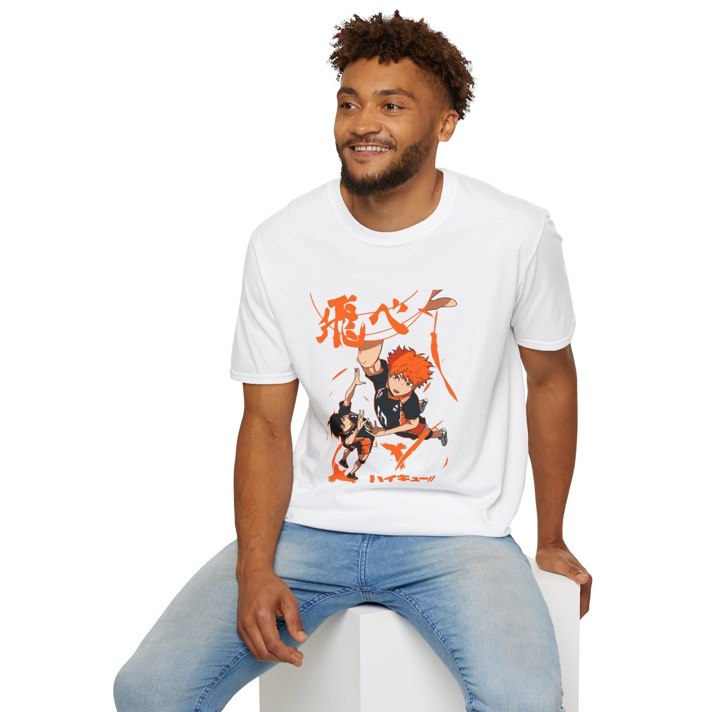 Anime Spiking Volleyball T-Shirt