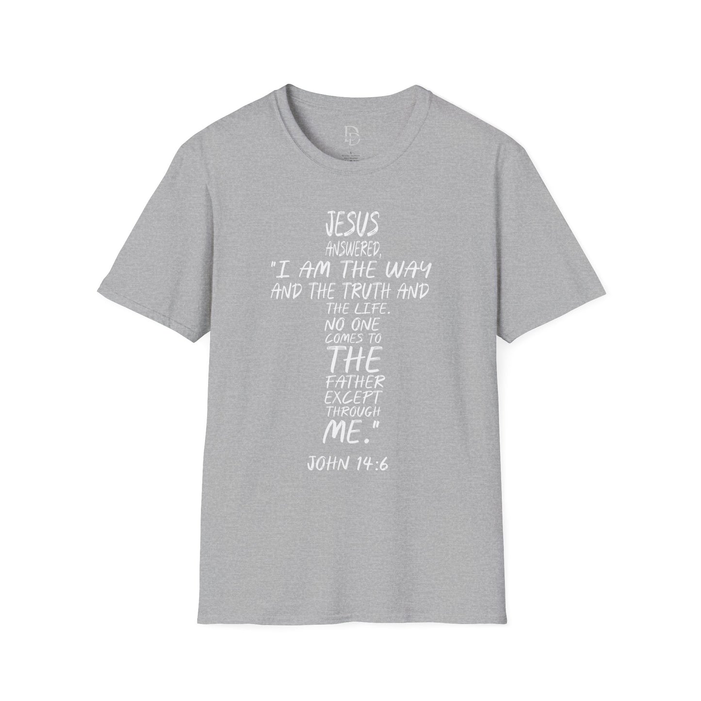 Christian Tee - Inspirational Quote Shirt, John 14:6