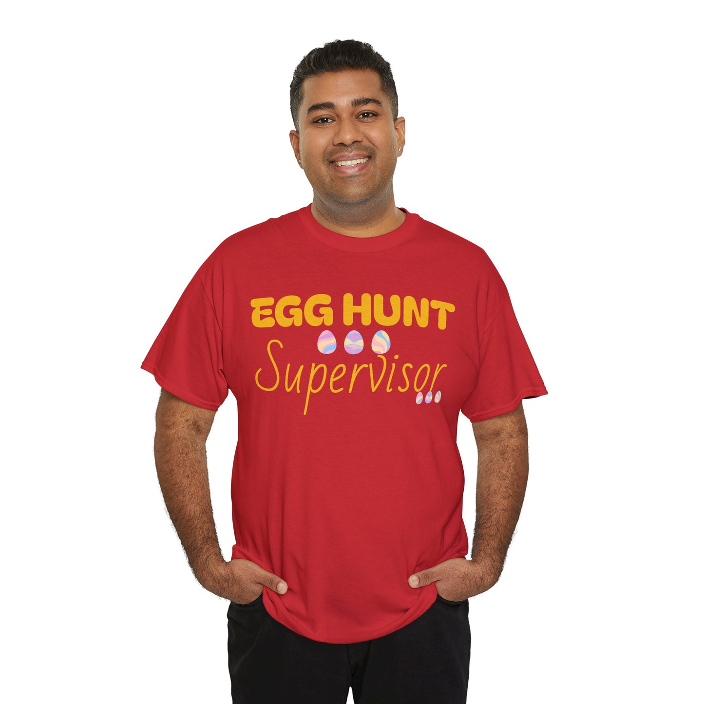 Egg Hunt Supervisor Tee - I'm so egg-cited design