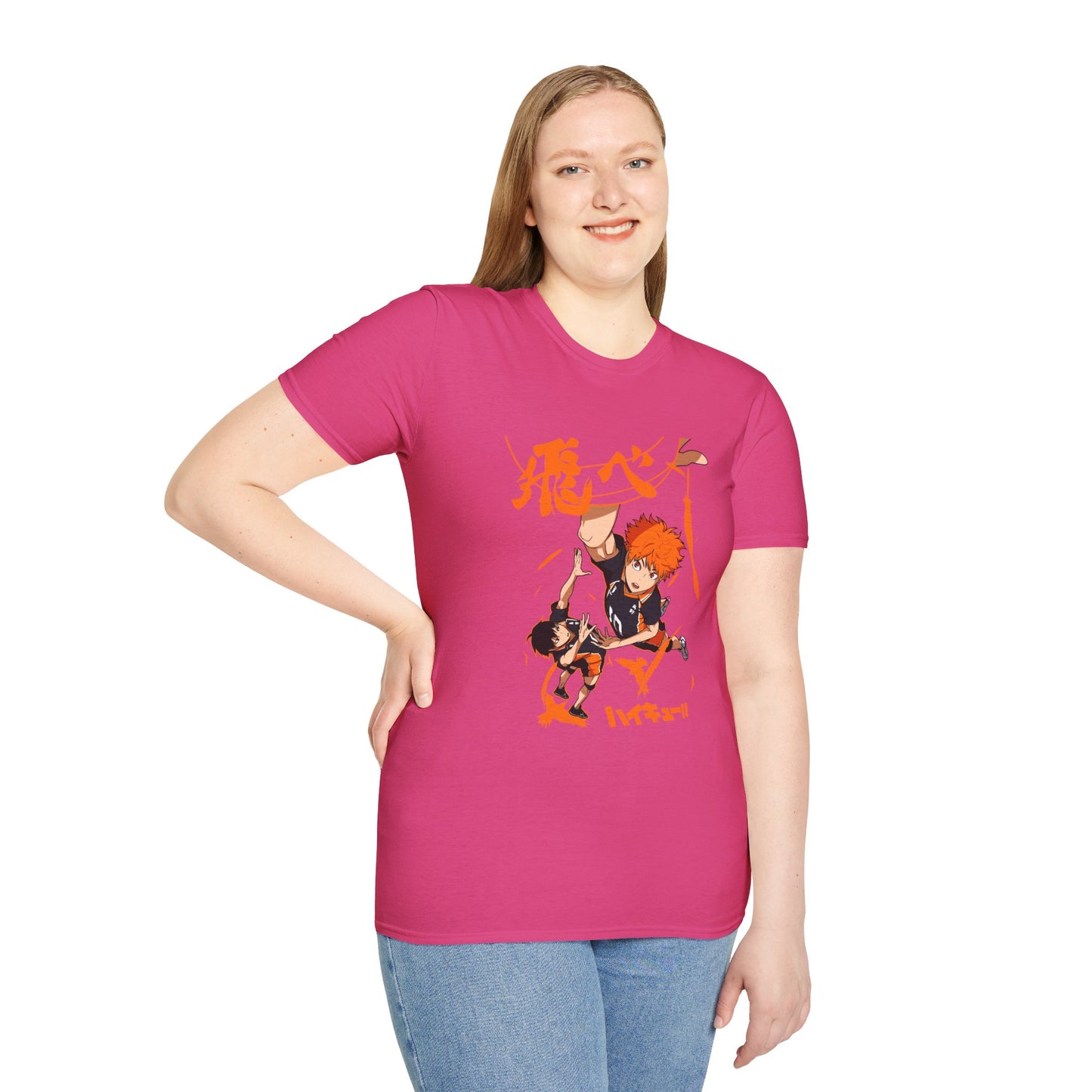 Anime Spiking Volleyball T-Shirt