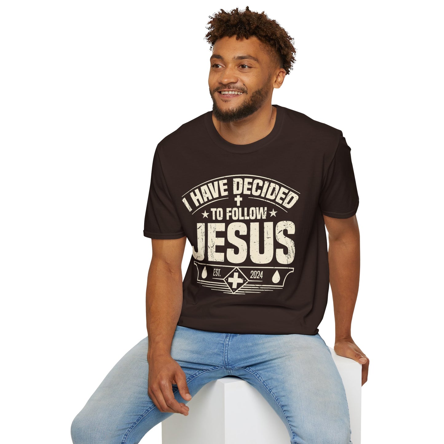 Faith Inspirational T-Shirt - 'I Have Decided to Follow Jesus', Unisex Tee