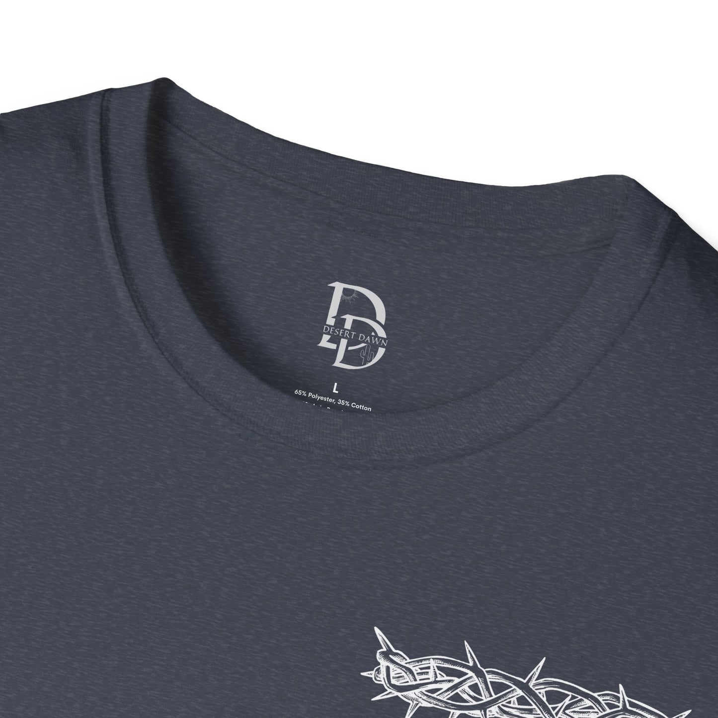 Faith-Inspired Unisex T-Shirt - Christ & King W/Thorn Crown Tee