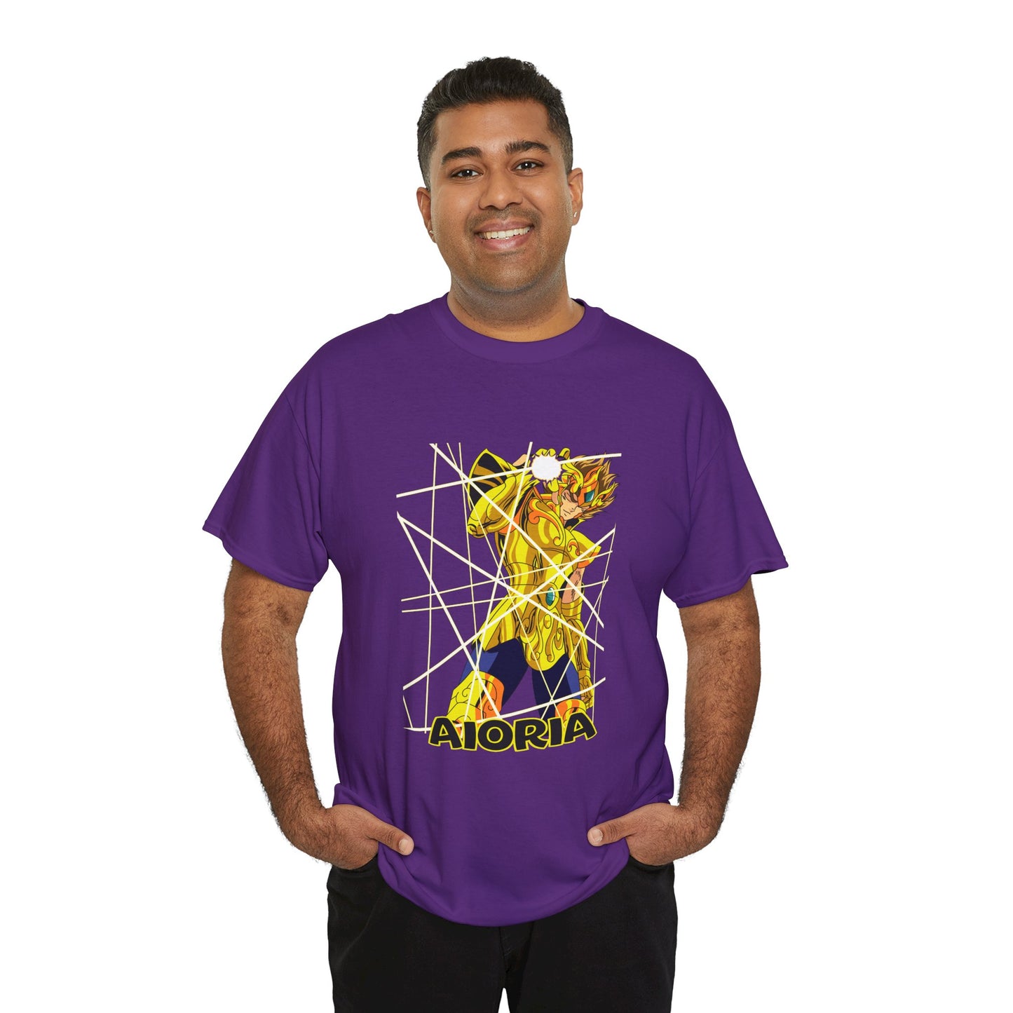 T-Shirt Aioria Anime Character Design