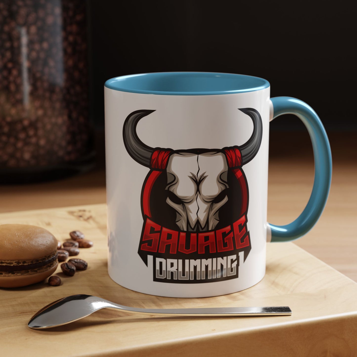 Savage Drumming Accent Coffee Mug | 11 & 15oz |
