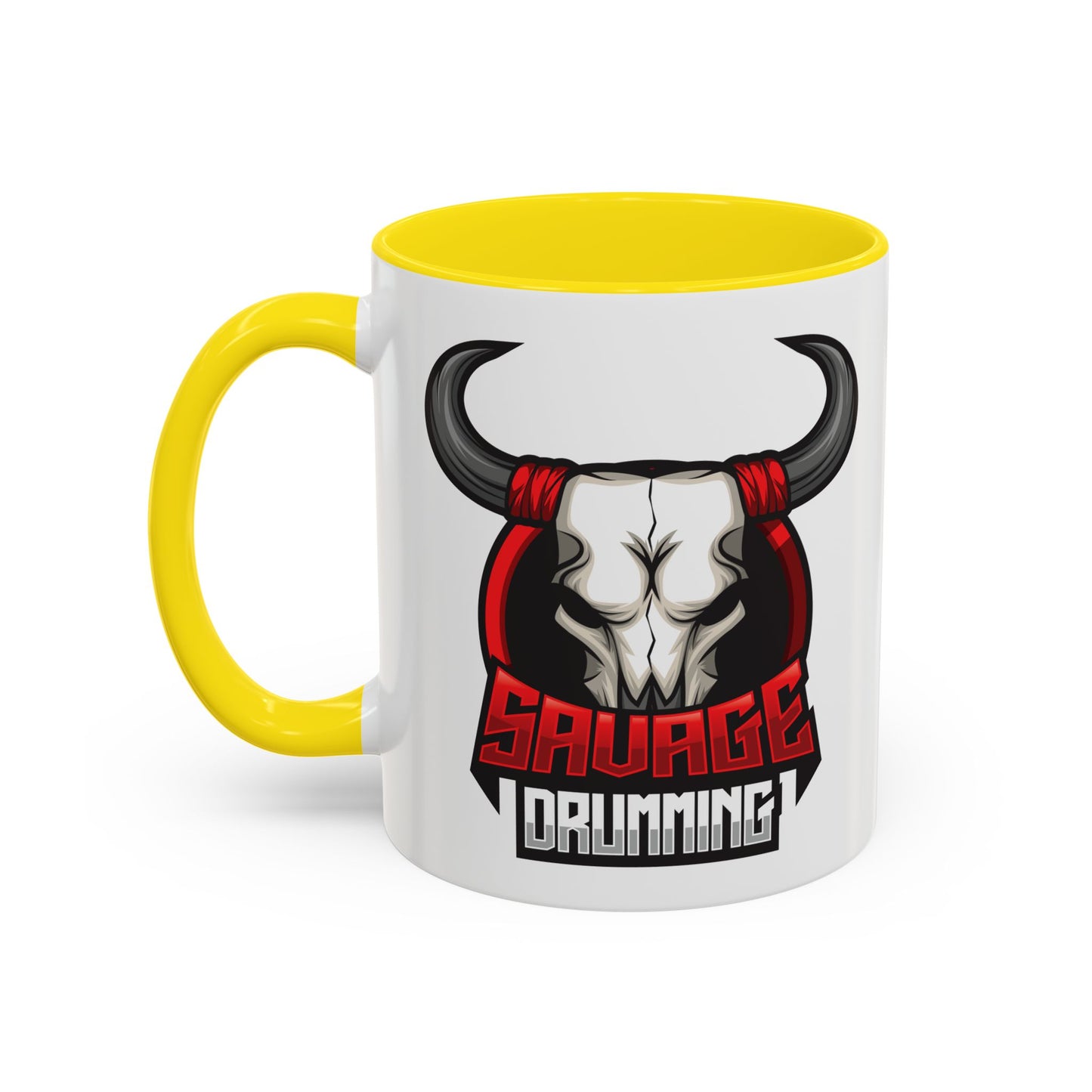 Savage Drumming Accent Coffee Mug | 11 & 15oz |
