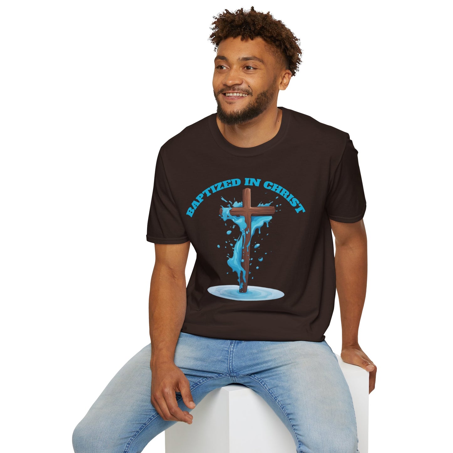 Christian Faith Unisex T-Shirt - Baptized in Christ Religious Apparel