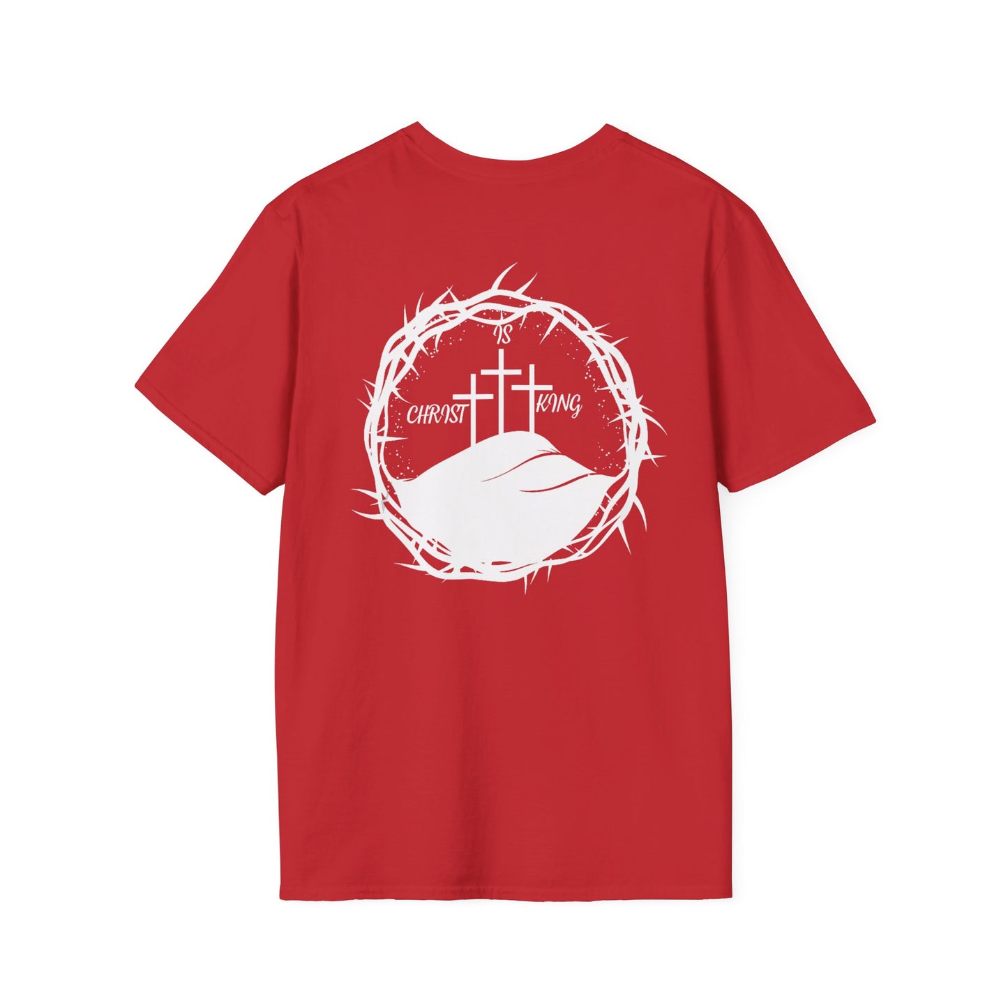 Faith-Inspired Unisex T-Shirt - Christ & King W/Thorn Crown Tee