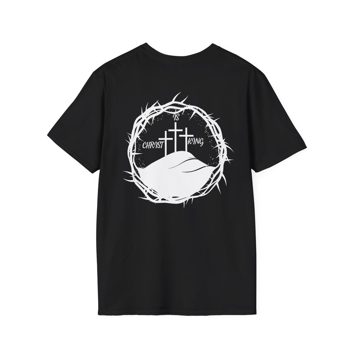 Faith-Inspired Unisex T-Shirt - Christ & King W/Thorn Crown Tee