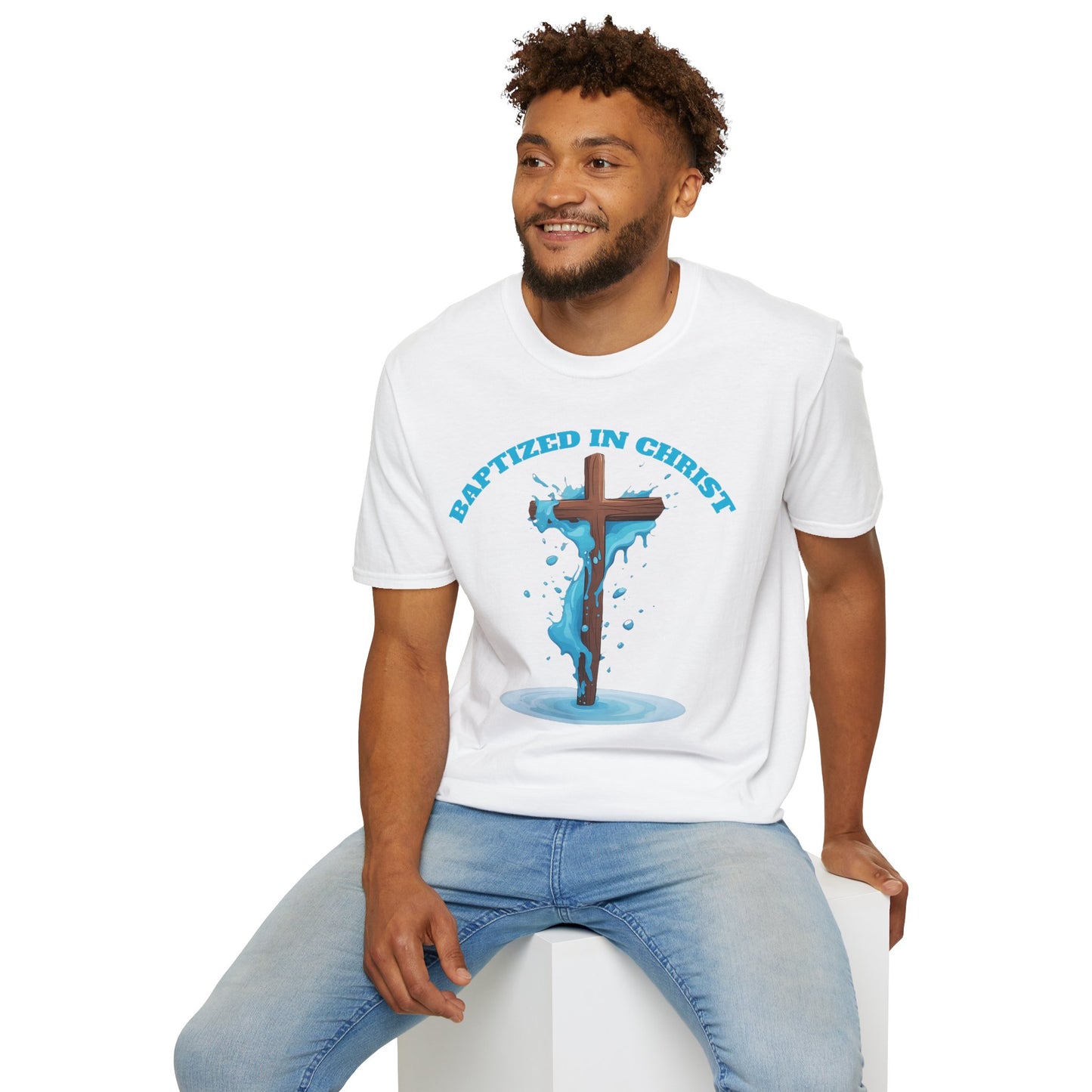 Christian Faith Unisex T-Shirt - Baptized in Christ Religious Apparel