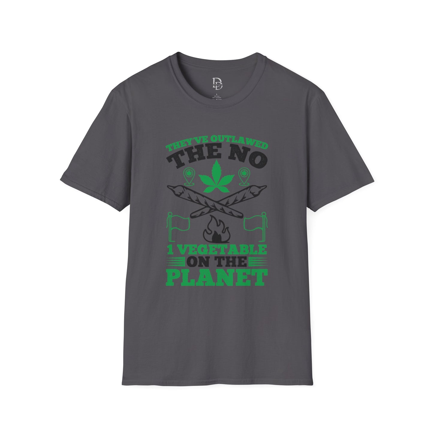 Funny Outlawed Weed Unisex T-Shirt
