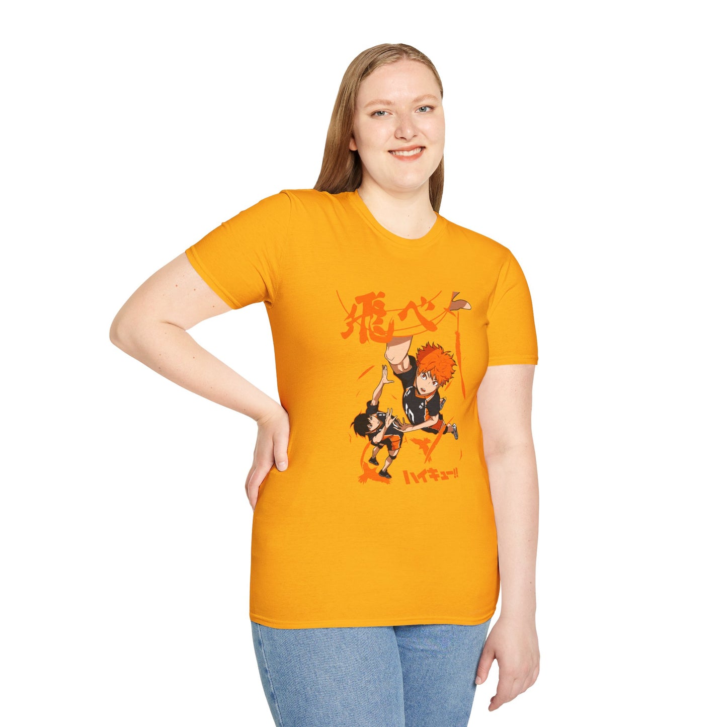 Anime Spiking Volleyball T-Shirt