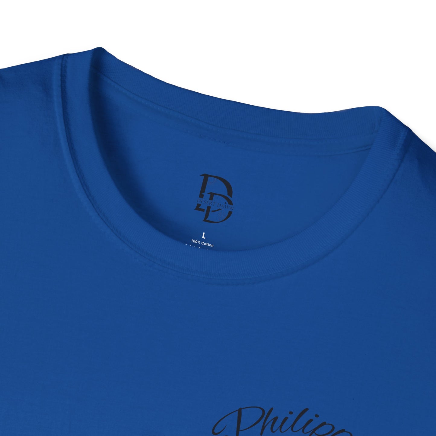 Inspirational Lion Tee | Unisex Softstyle T-Shirt, Christian Apparel, Philippians 4:13