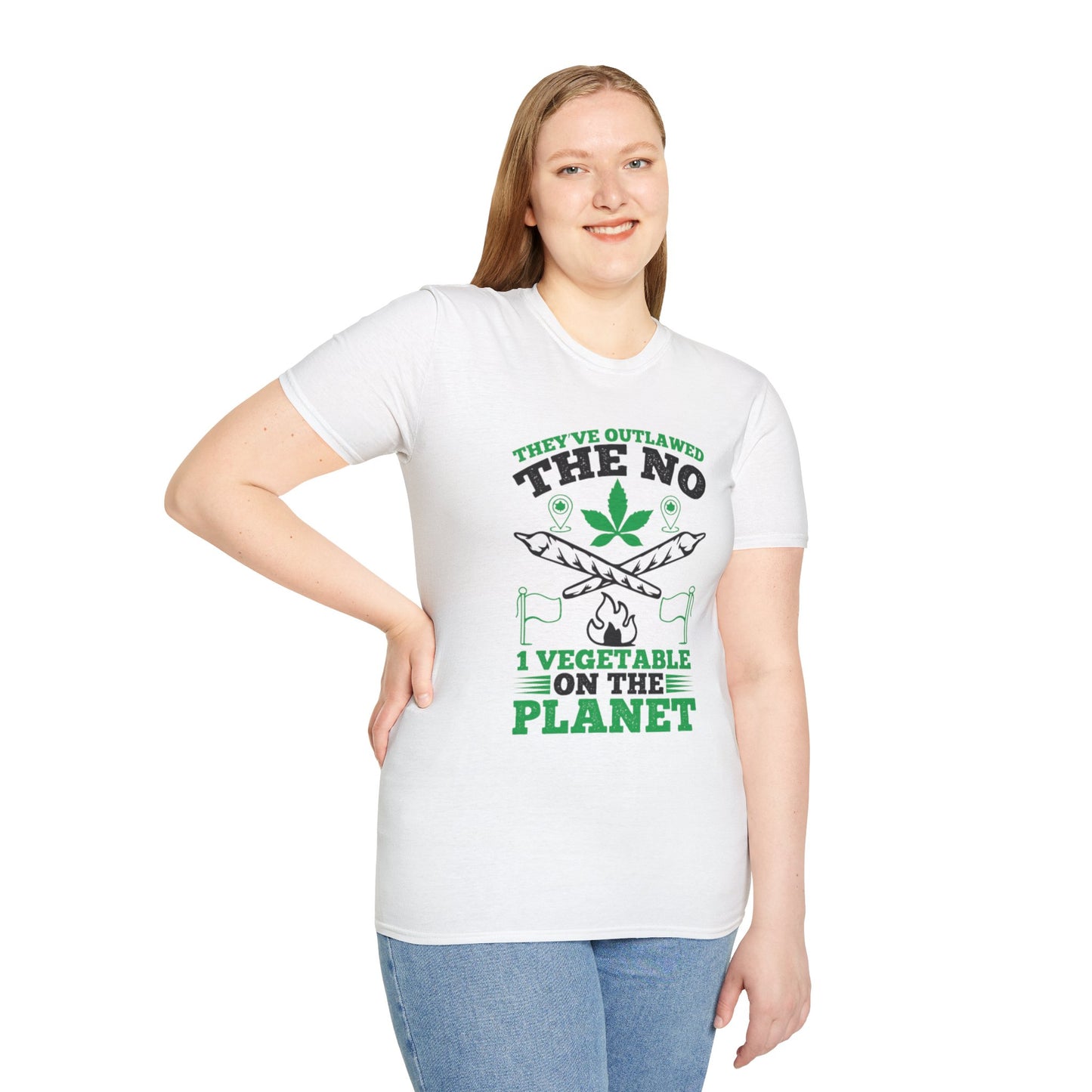 Funny Outlawed Weed Unisex T-Shirt