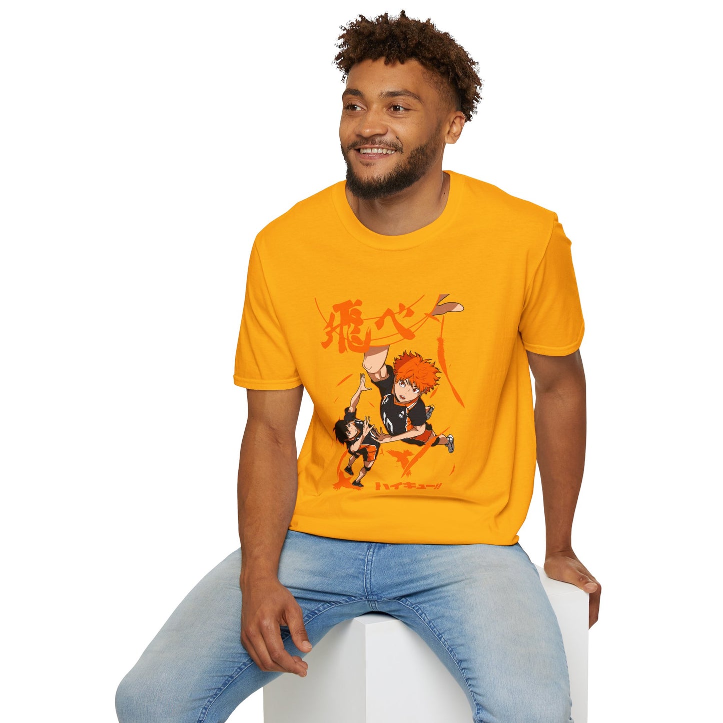 Anime Spiking Volleyball T-Shirt