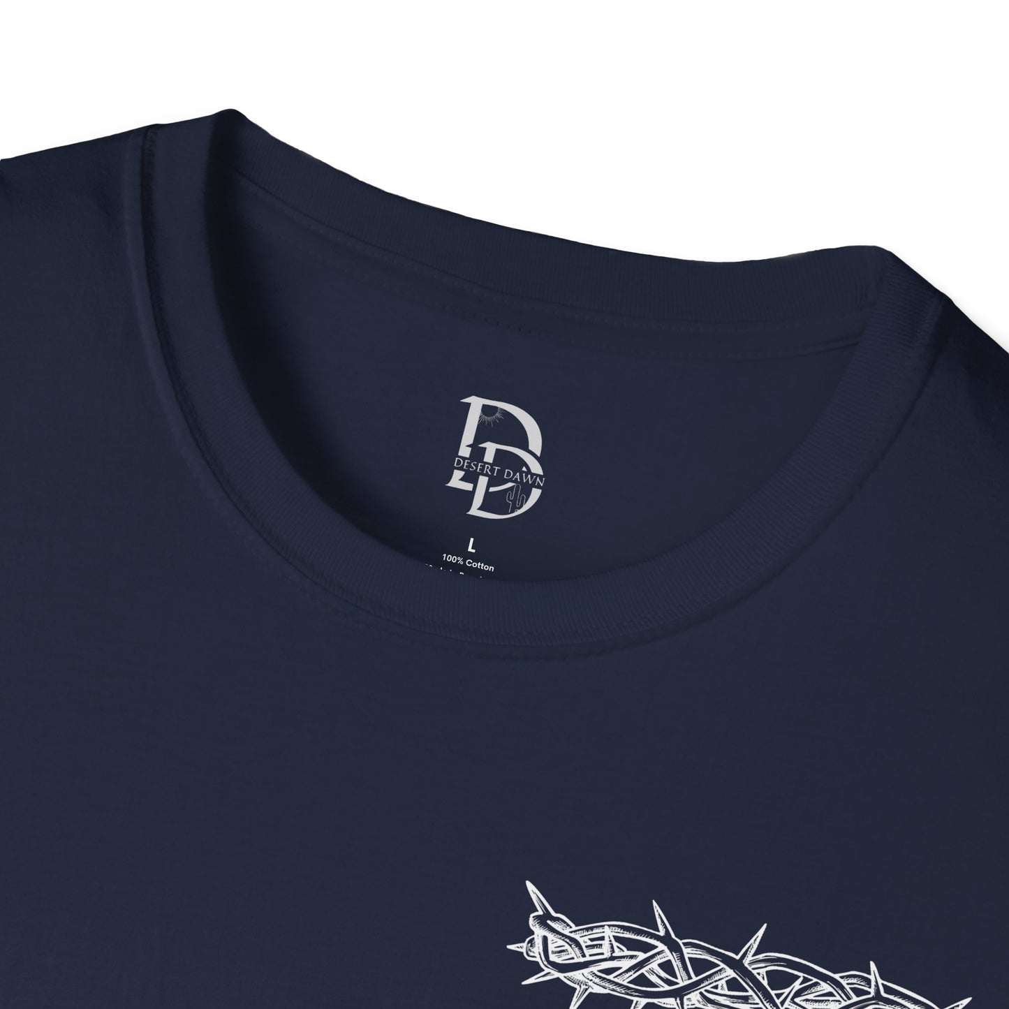 Faith-Inspired Unisex T-Shirt - Christ & King W/Thorn Crown Tee