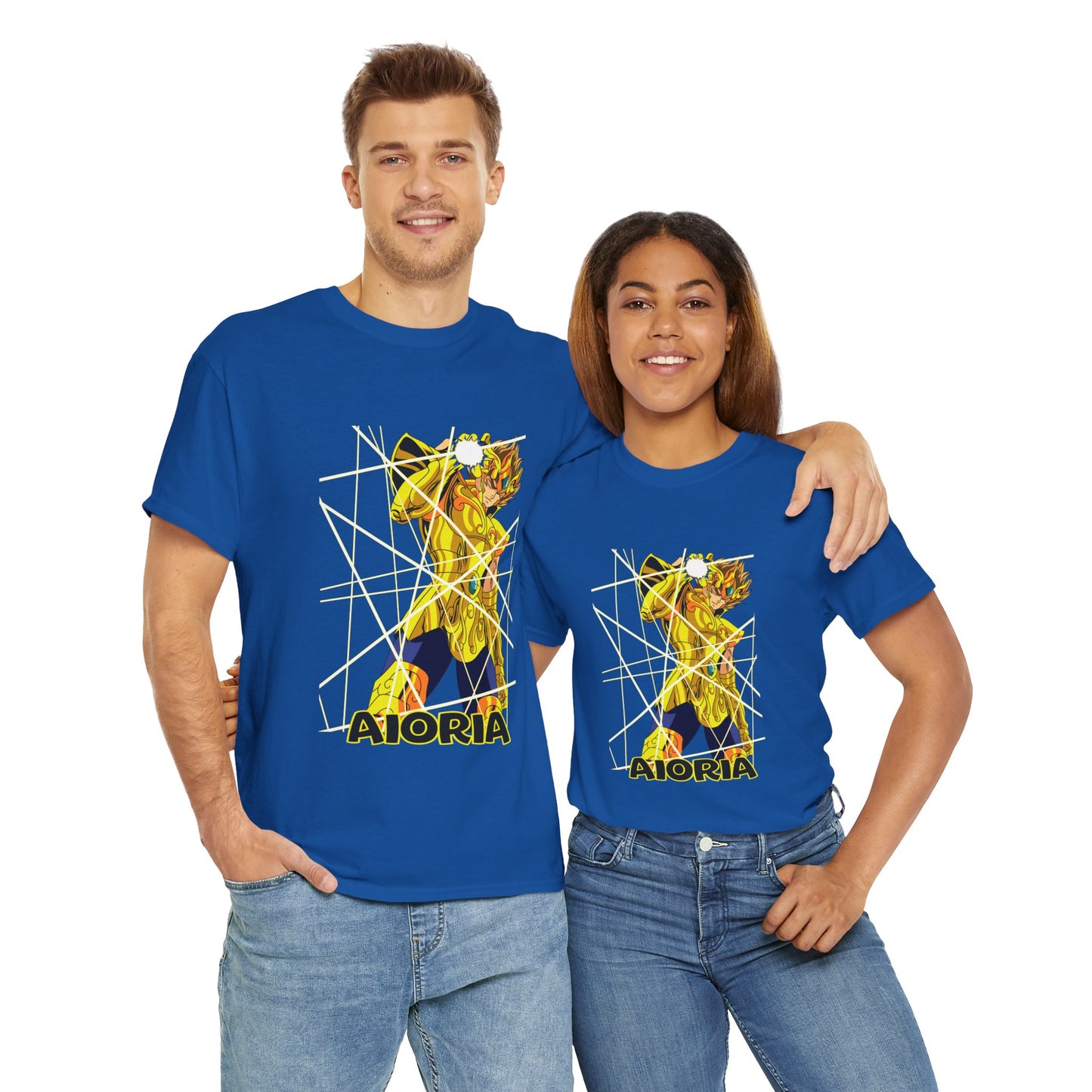T-Shirt Aioria Anime Character Design