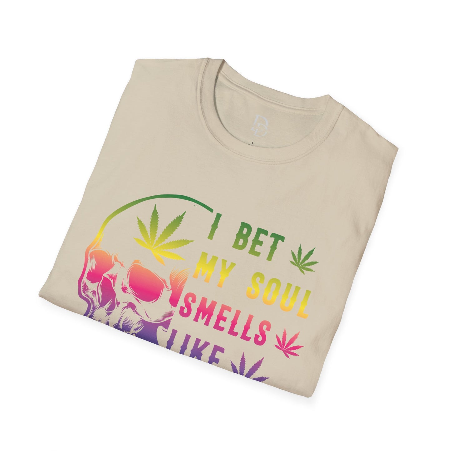Colorful Skull Weed Unisex T-Shirt