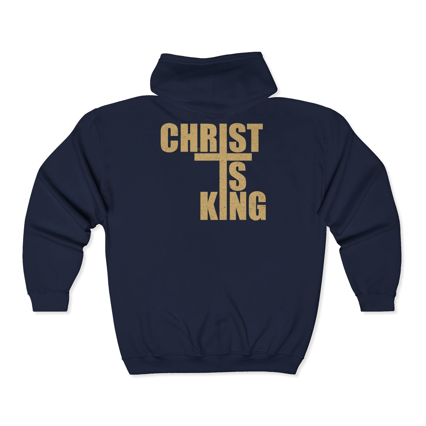 Faithful Style Full Zip Hoodie - Christ is King design