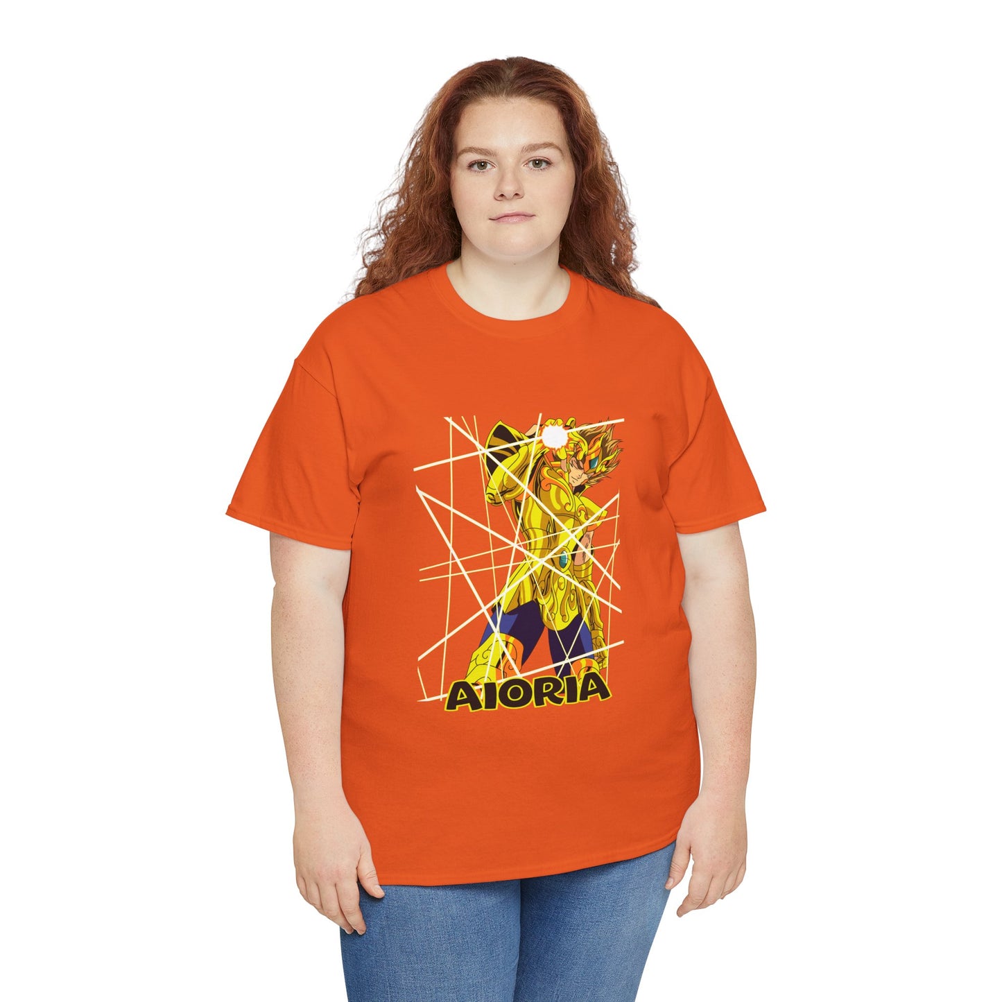 T-Shirt Aioria Anime Character Design