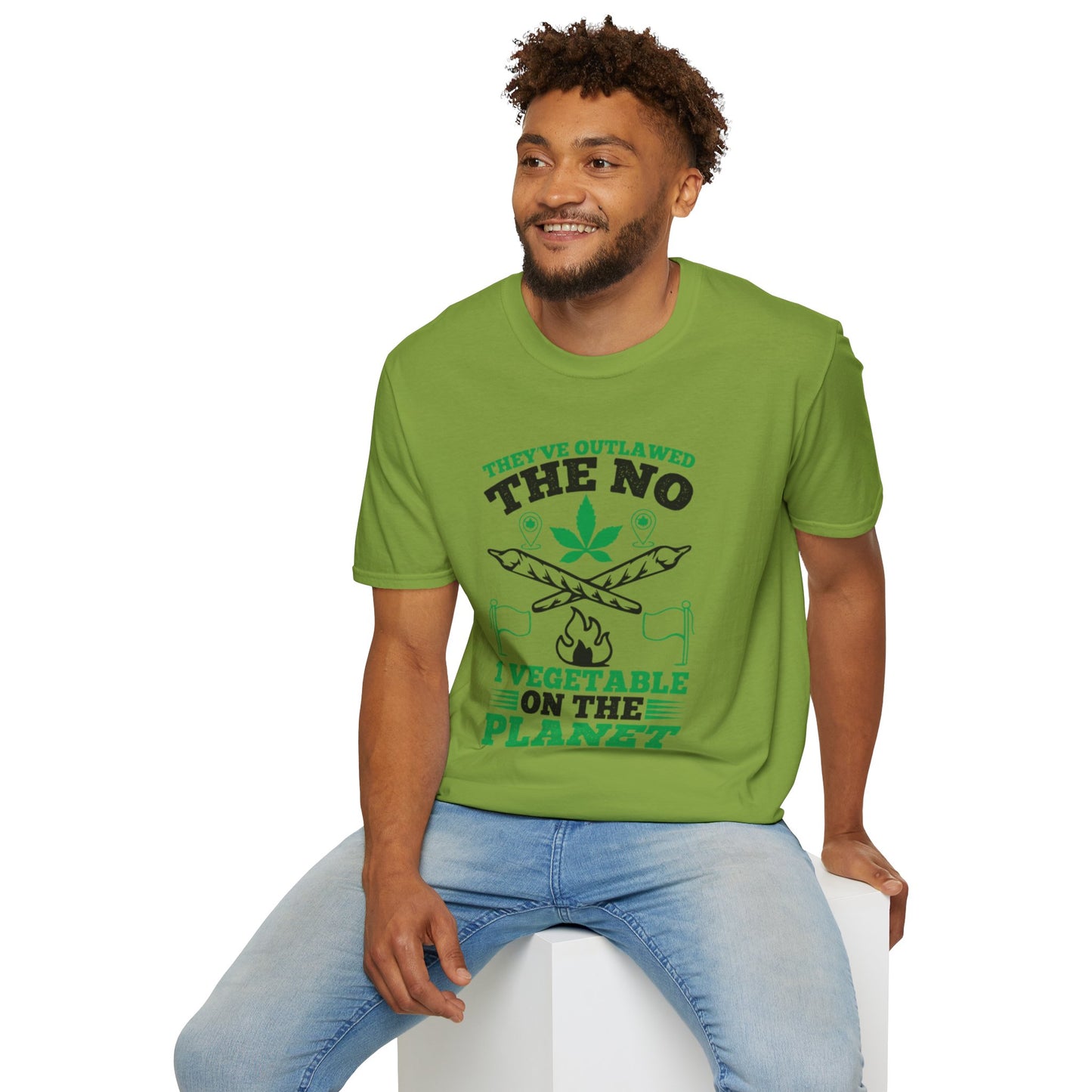 Funny Outlawed Weed Unisex T-Shirt
