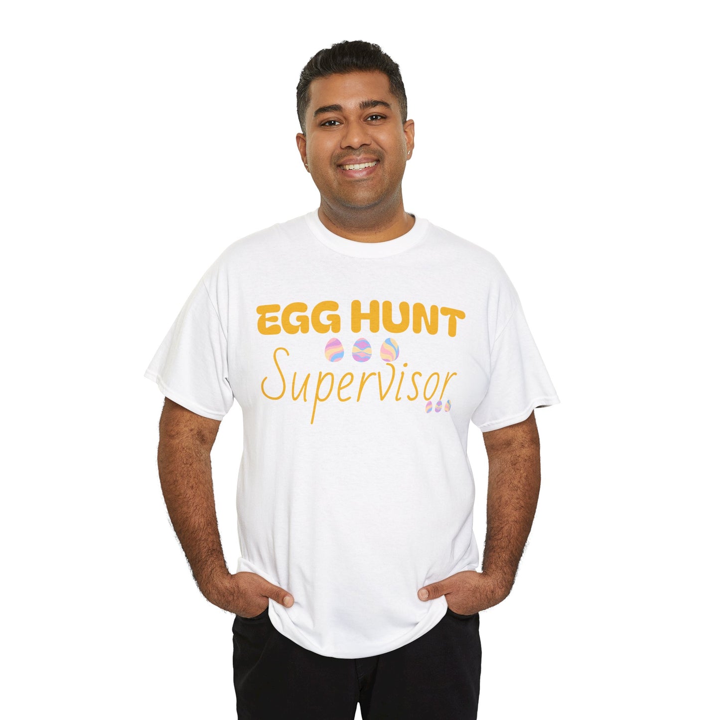 Egg Hunt Supervisor Tee - I'm so egg-cited design