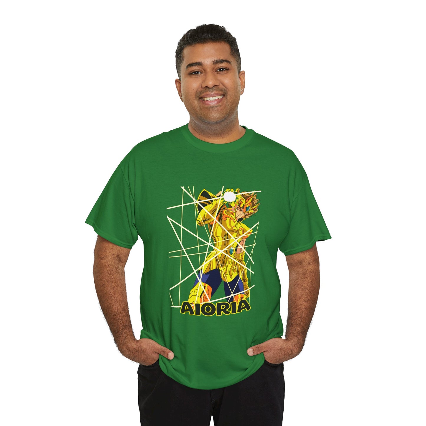 T-Shirt Aioria Anime Character Design