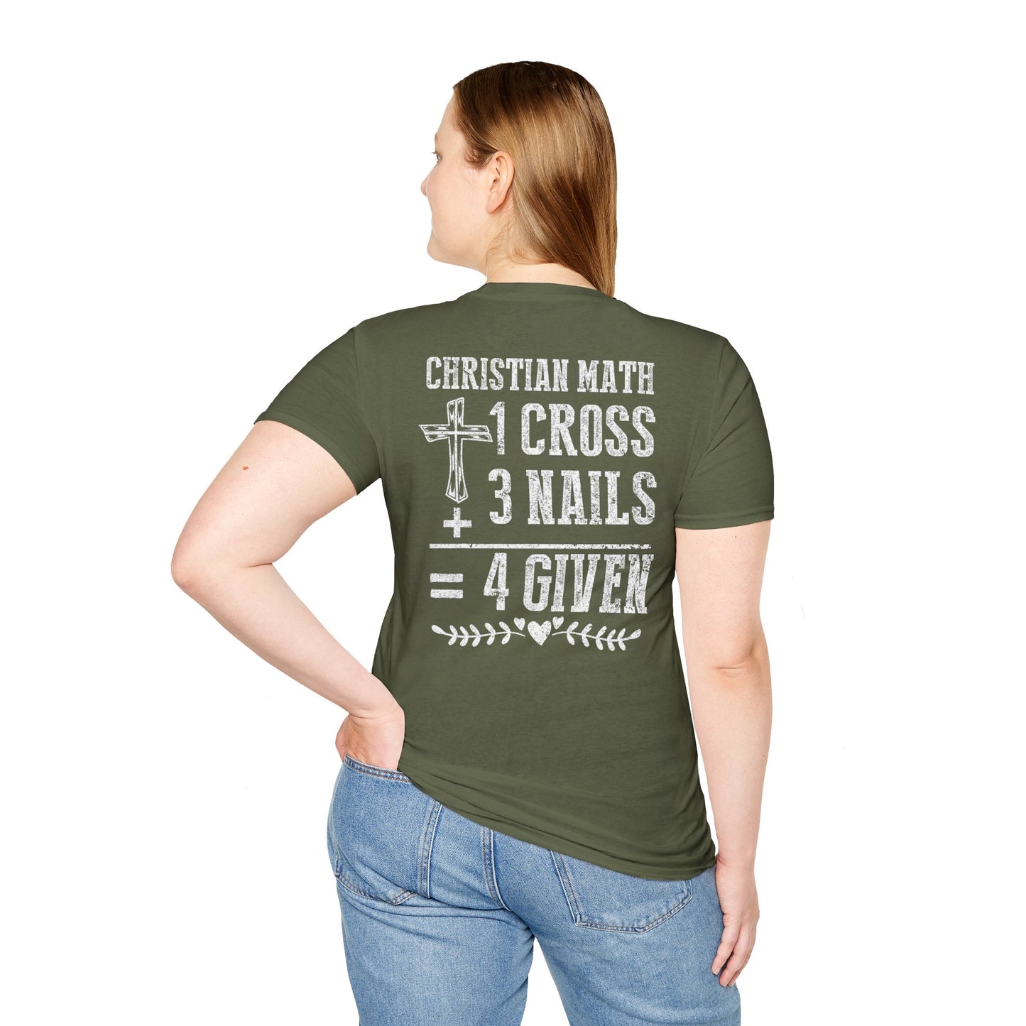 Christian Math Unisex T-Shirt - Faith Shirt, Religious Tee, Inspirational Gift