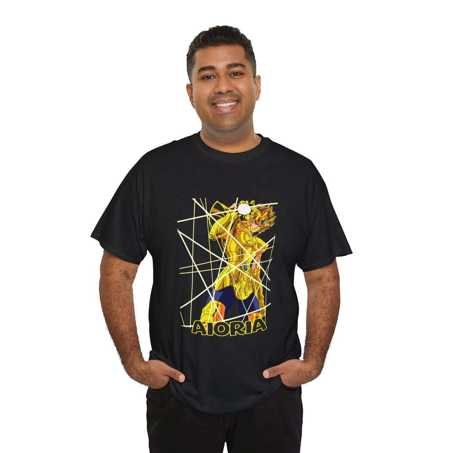 T-Shirt Aioria Anime Character Design