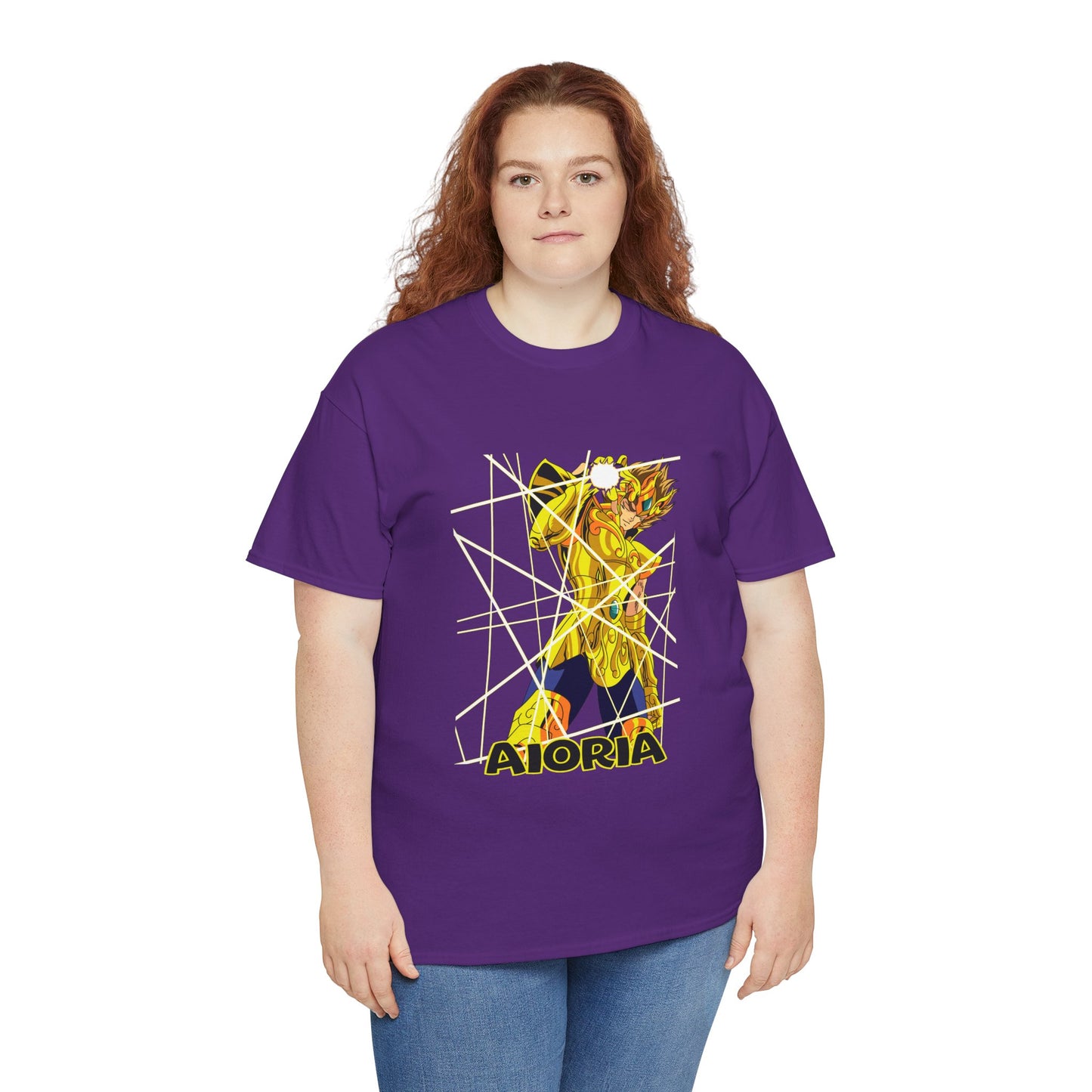 T-Shirt Aioria Anime Character Design