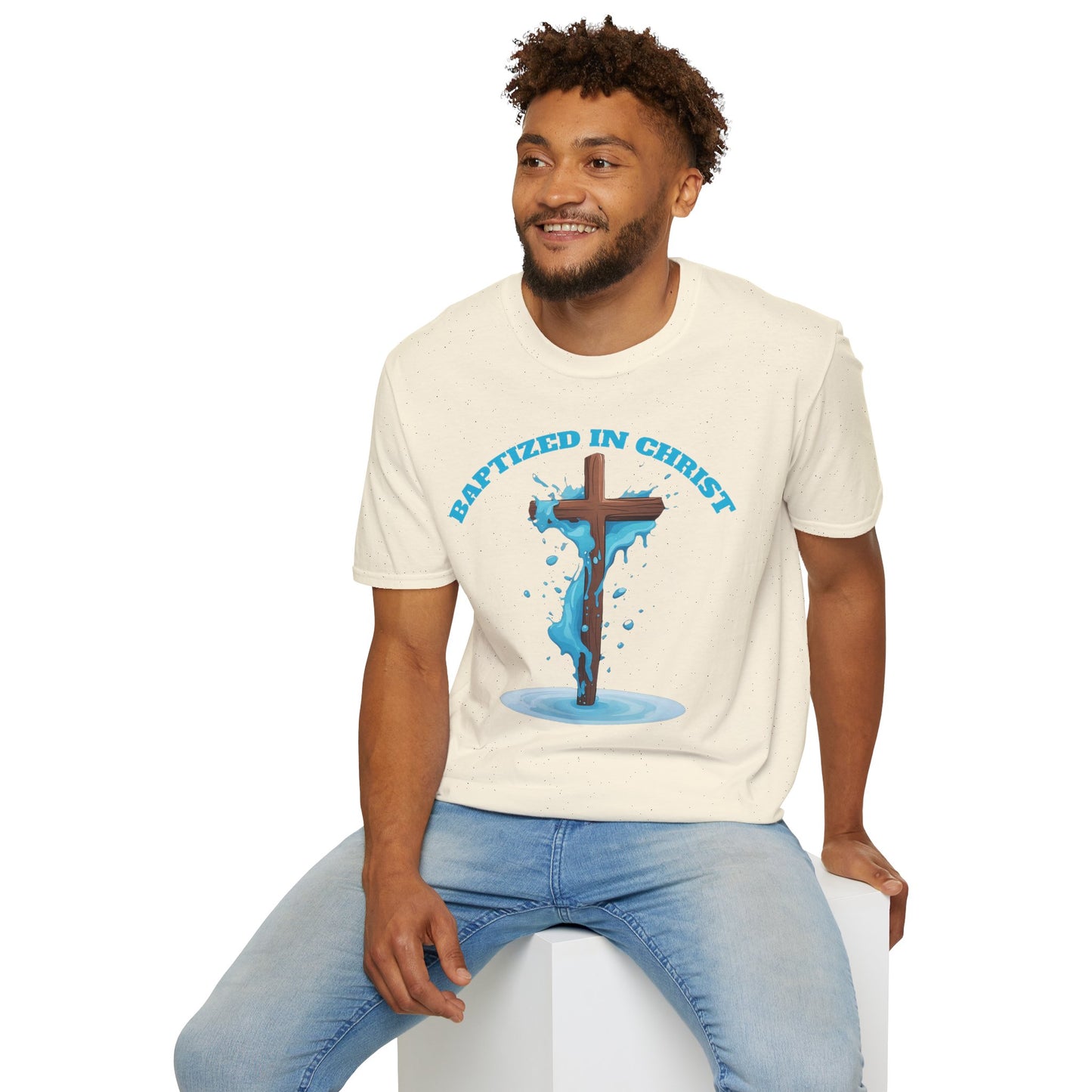 Christian Faith Unisex T-Shirt - Baptized in Christ Religious Apparel