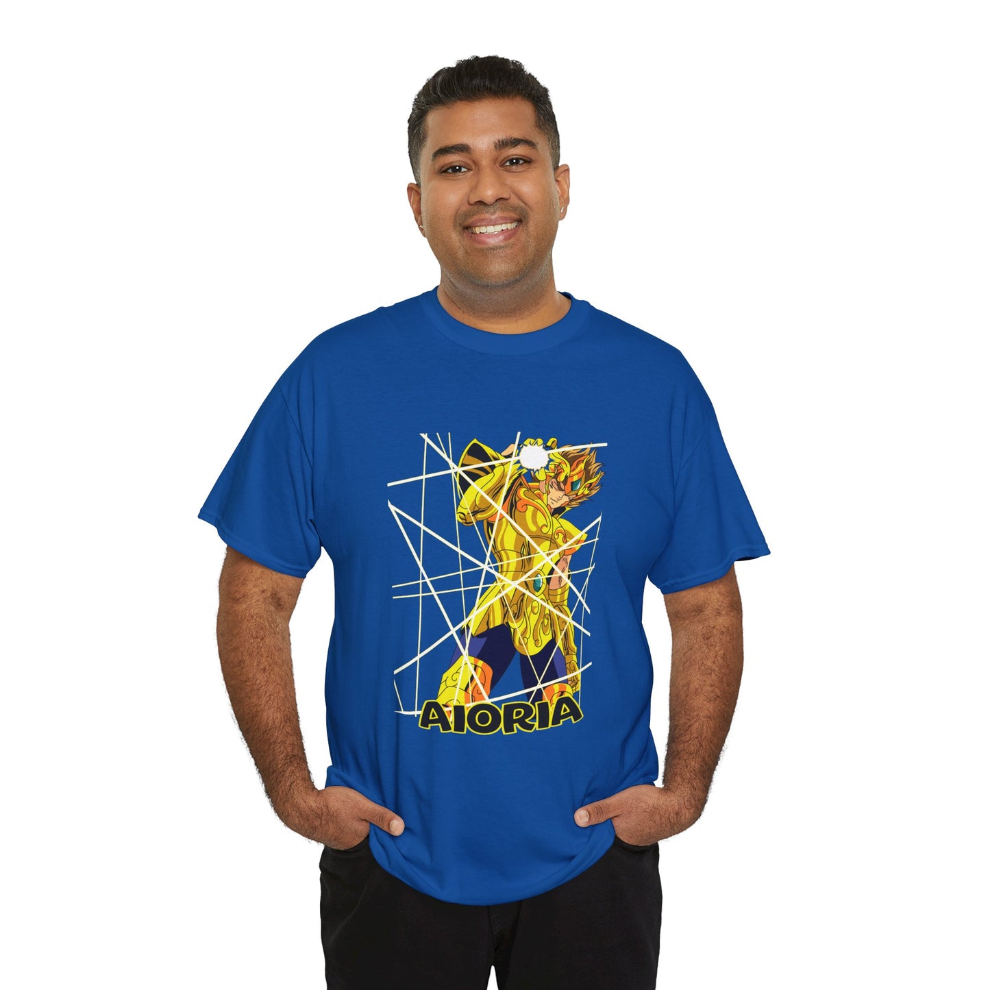 T-Shirt Aioria Anime Character Design