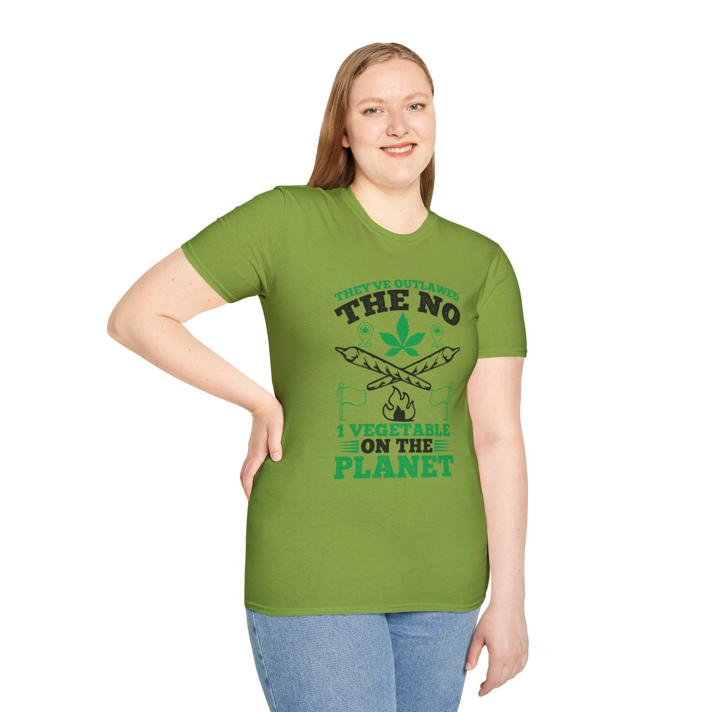 Funny Outlawed Weed Unisex T-Shirt