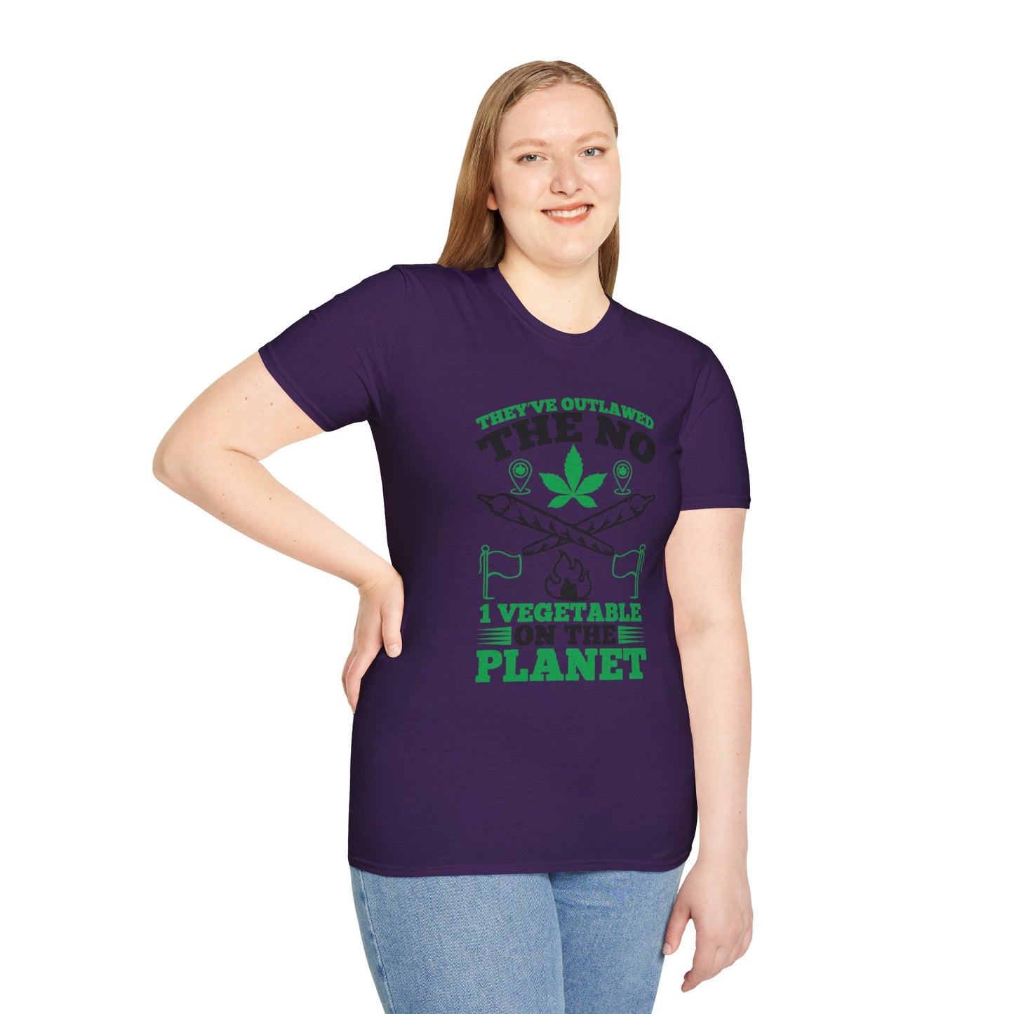 Funny Outlawed Weed Unisex T-Shirt