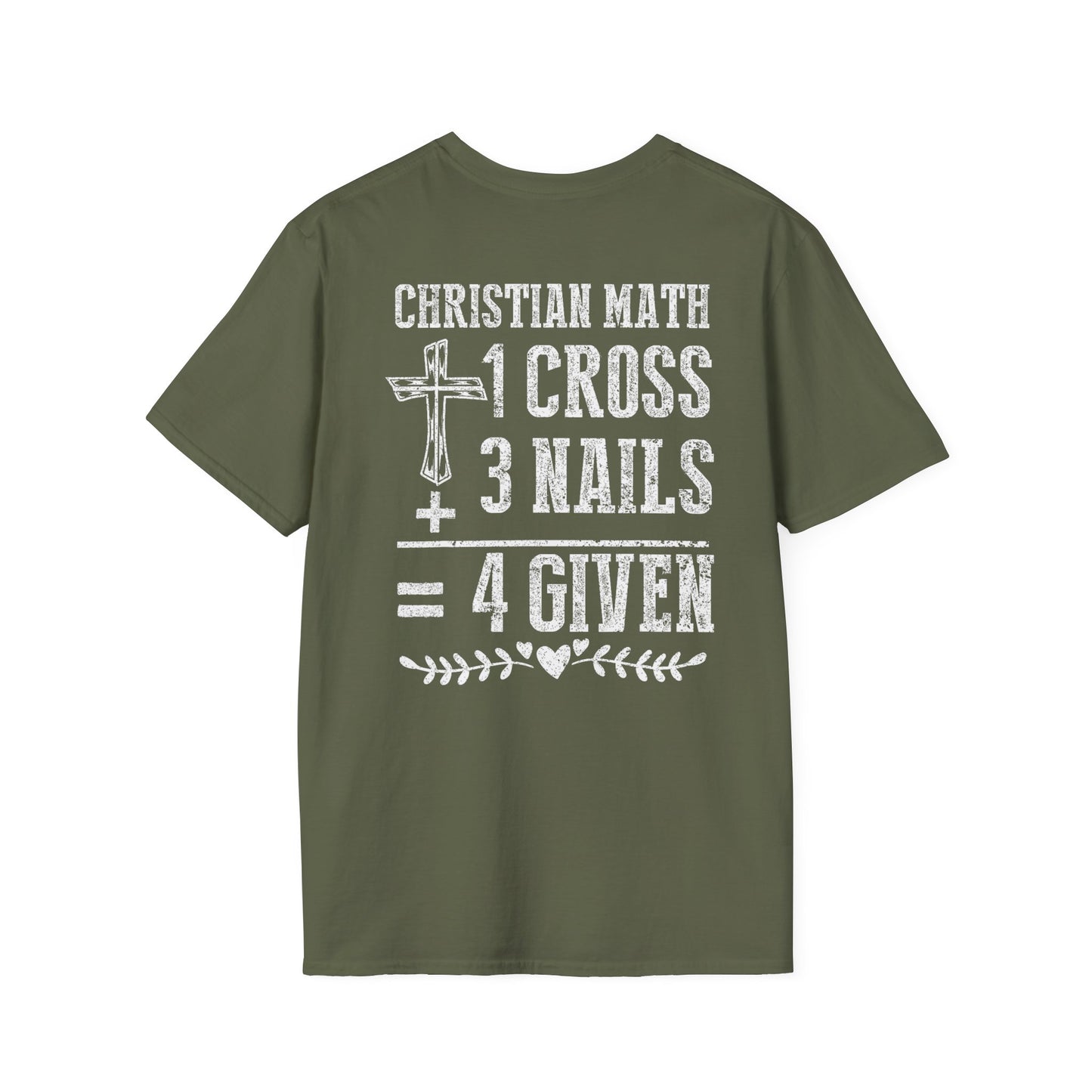 Christian Math Unisex T-Shirt - Faith Shirt, Religious Tee, Inspirational Gift