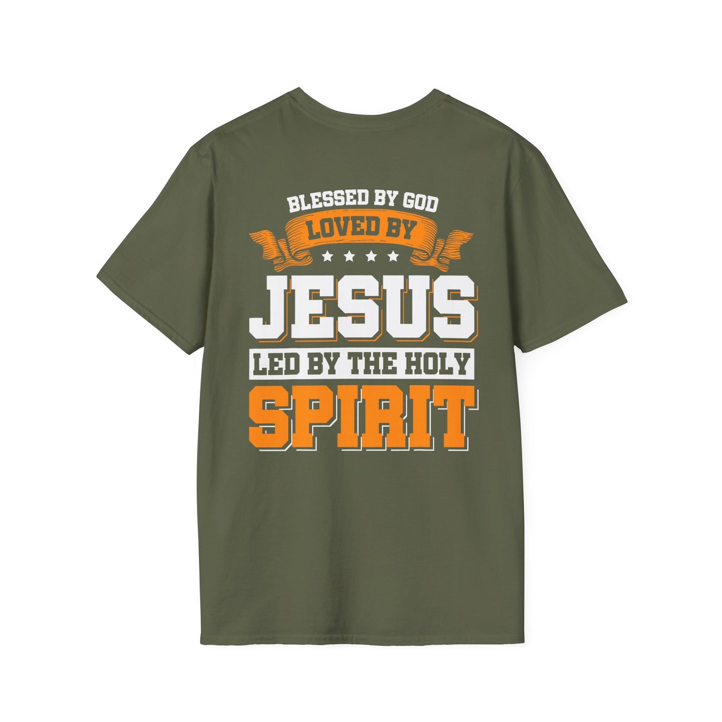 Christian T-Shirt Blessed loved and led